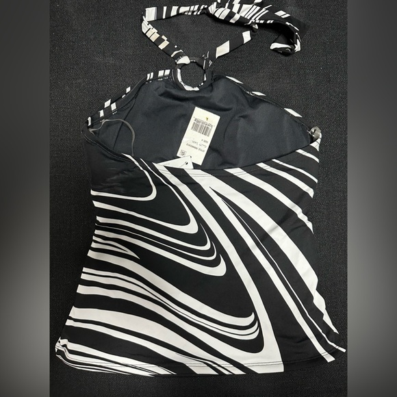 BLEU BY ROD BEATTIE New Wave Tankini Swim Top Bikini Lined Wireless Padded  4 - Picture 5 of 14